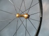 First M5 golden hub set in M5 carbon rims