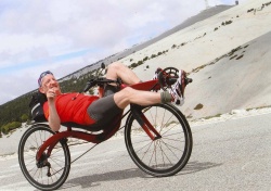 Mont Ventoux, downhill 107 km / h (66.5 mph)  with the M5 Carbon High Racer